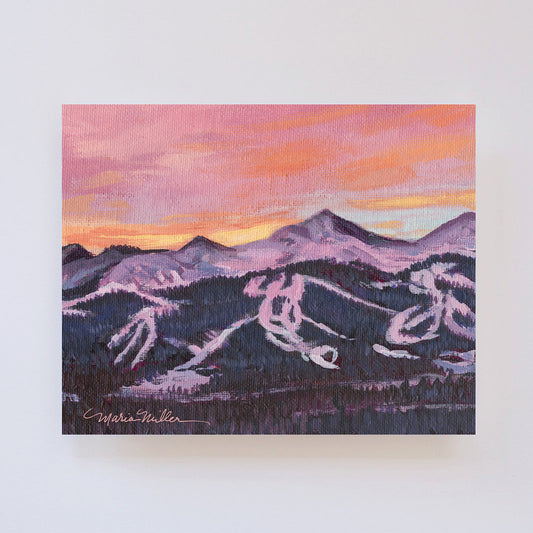 Five Peaks in Purple