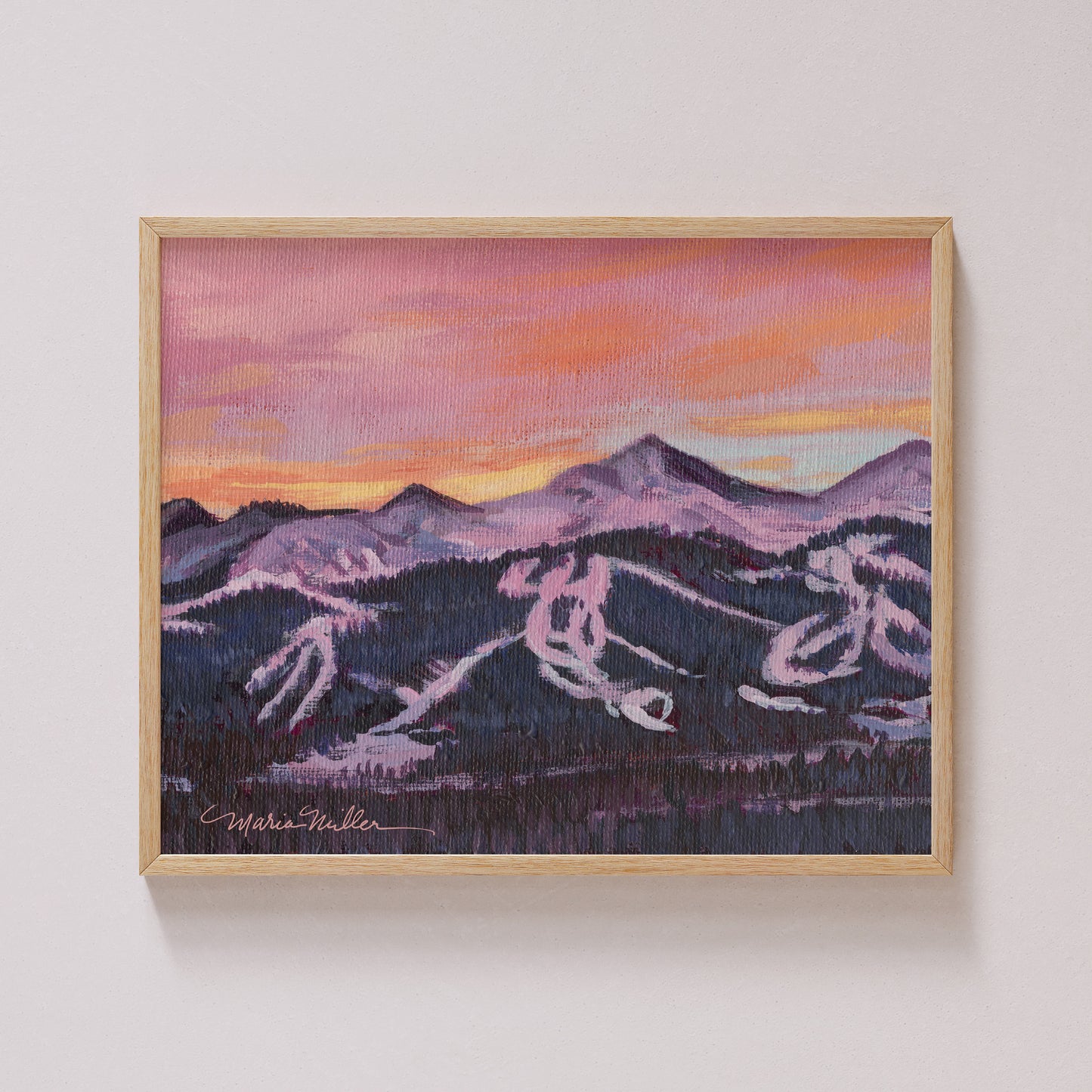 Five Peaks in Purple