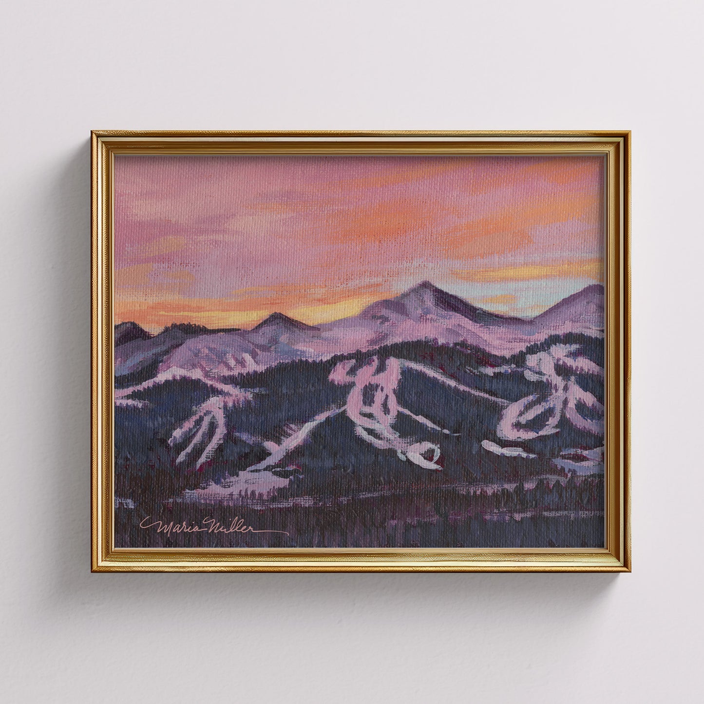 Five Peaks in Purple