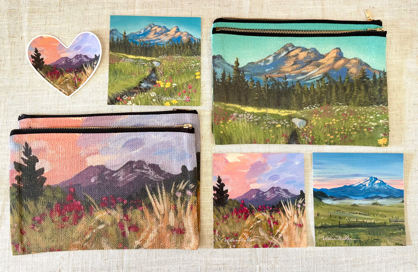 Magic Meadow Zipper Pouch