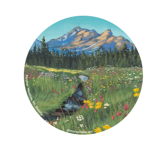 Magic Meadow Circle Sticker