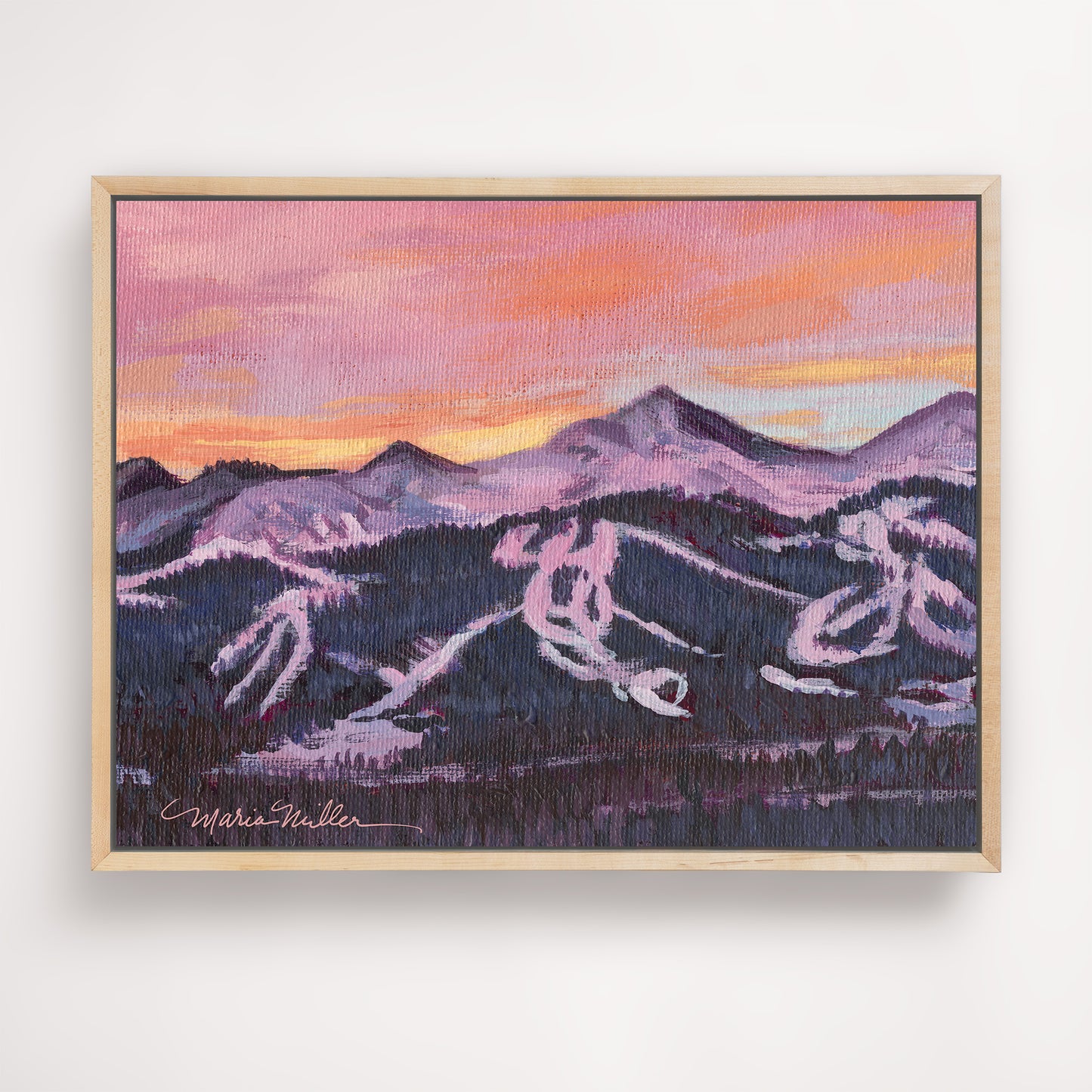 Five Peaks in Purple