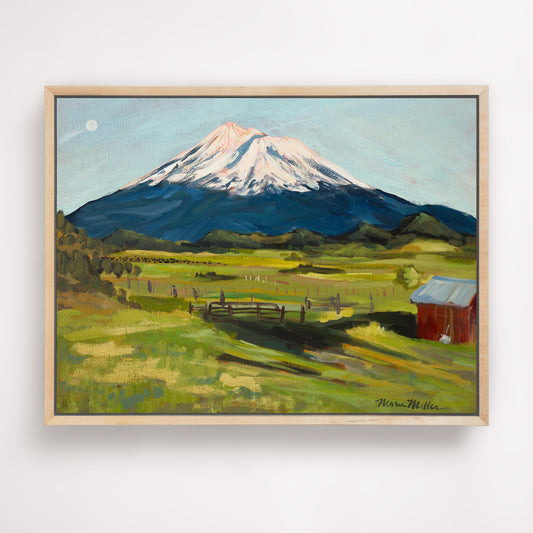 Mount Shasta Moon