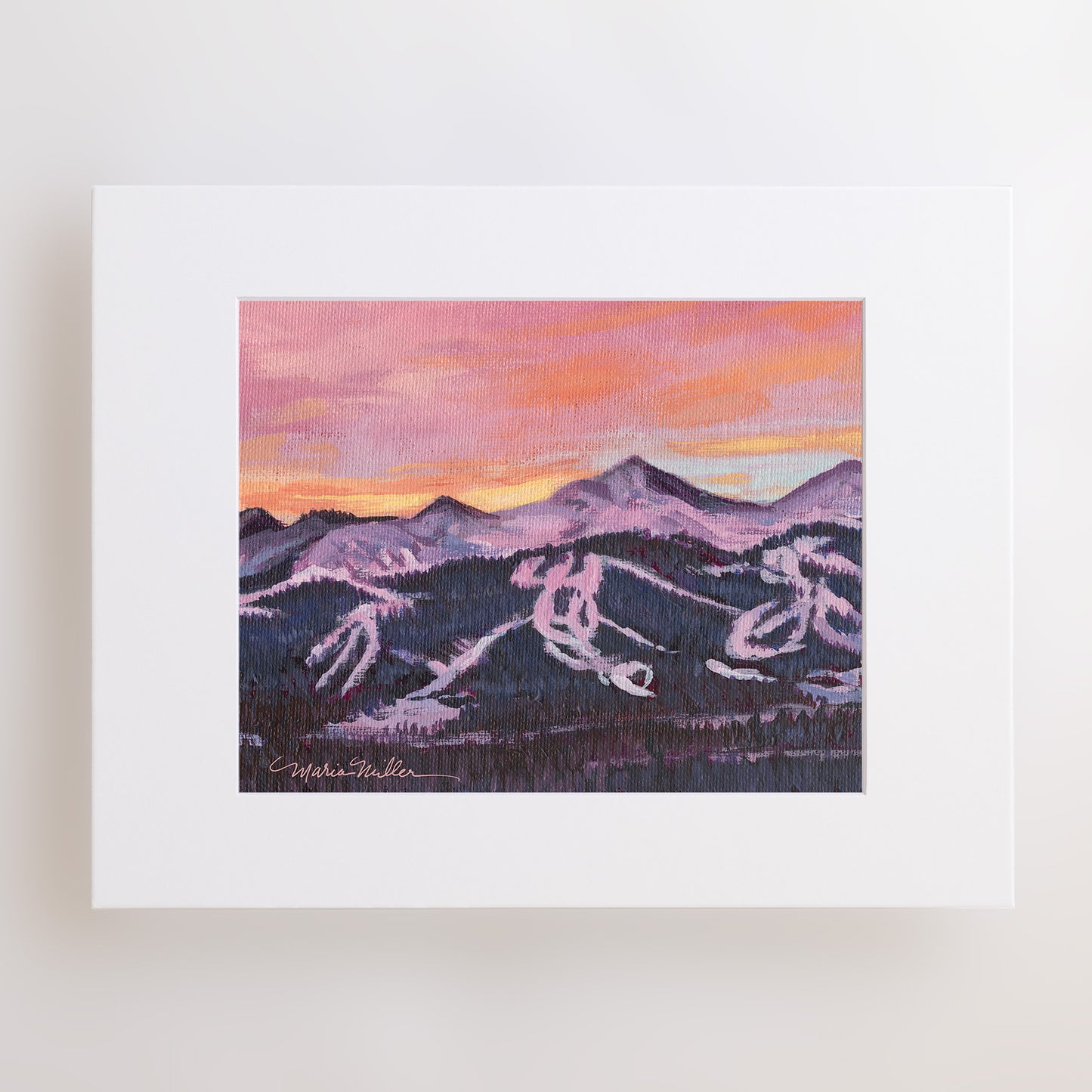 Five Peaks in Purple