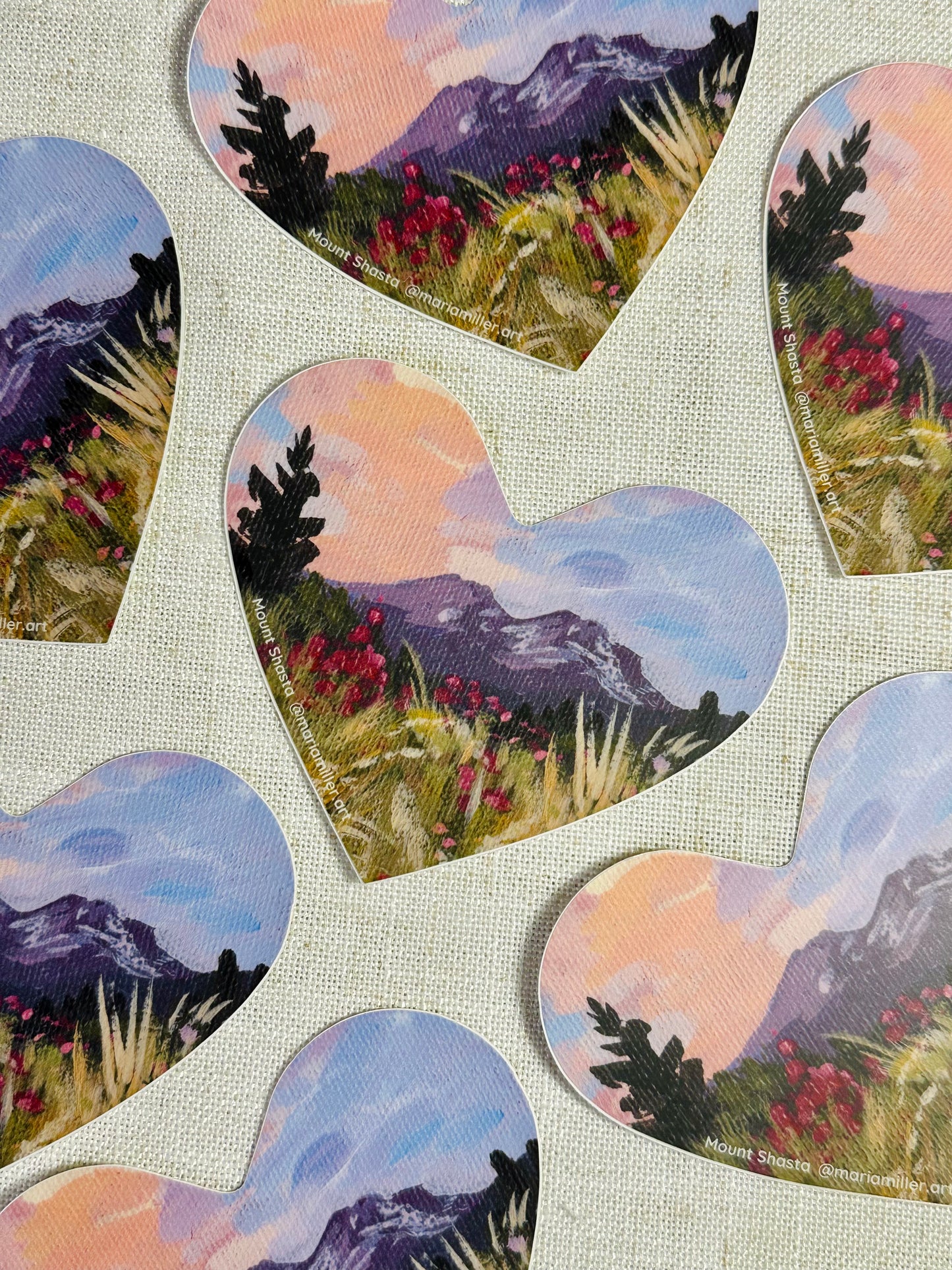 Sweet Pea Sunset Sticker